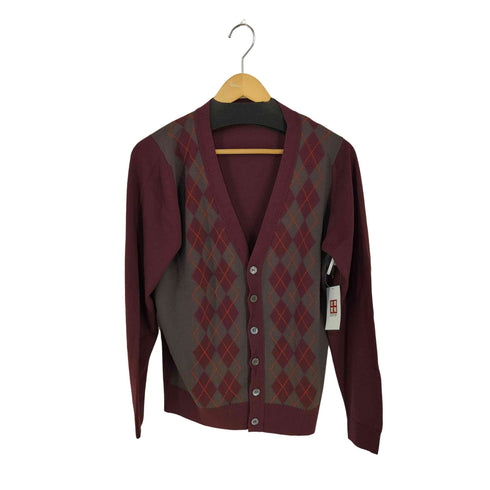 ジョンスメドレー JOHN SMEDLEY アーガイルカーディガン メンズ M
