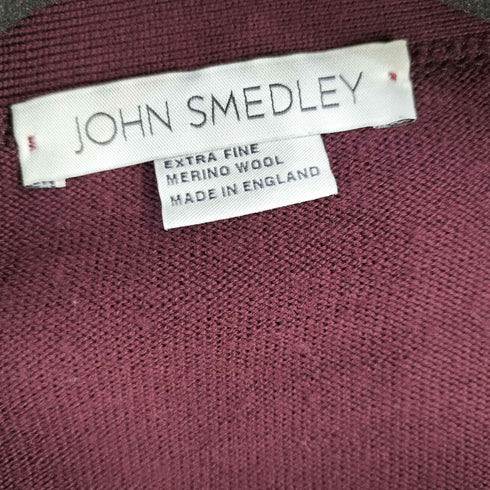 ジョンスメドレー JOHN SMEDLEY アーガイルカーディガン メンズ M
