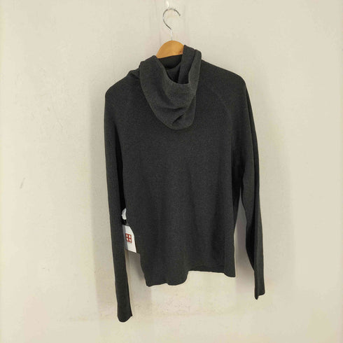 バーニーズニューヨーク BARNEYS NEWYORK シルクカシミヤ ジップアップパーカー メンズ L