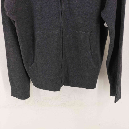 バーニーズニューヨーク BARNEYS NEWYORK シルクカシミヤ ジップアップパーカー メンズ L