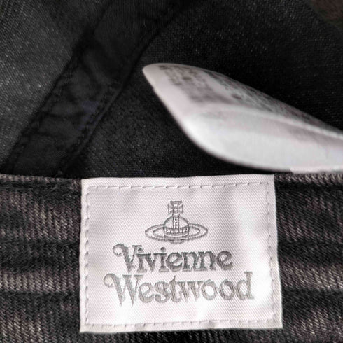 ヴィヴィアンウエストウッド Vivienne Westwood ペイントデザイン デニム ジェットキャップ メンズ FREE