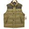 PISA ALTO ジップアップ ダウンベスト メンズ import:M