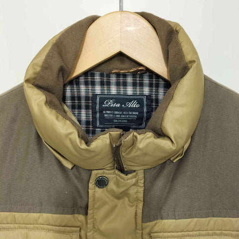 PISA ALTO ジップアップ ダウンベスト メンズ import:M