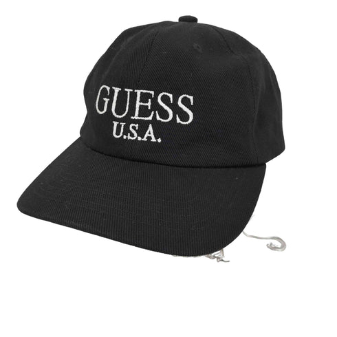 ゲスジーンズ GUESS JEANS ロゴ刺繍 6パネルキャップ メンズ FREE