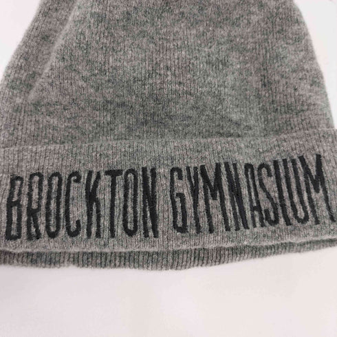 BROCKTON GYMNASIUM ロゴ刺繍 ウール ニット帽 メンズ