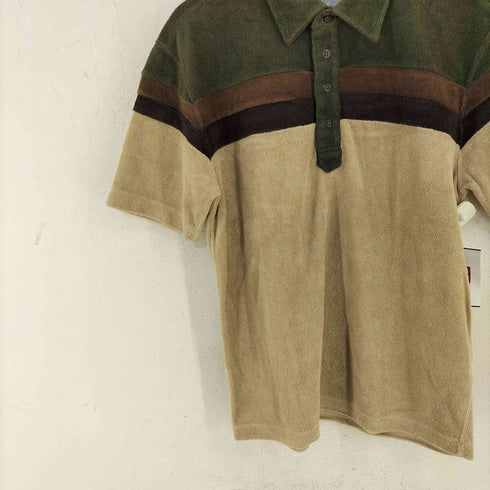 エディーバウアー Eddie Bauer パイルポロシャツ メンズ S