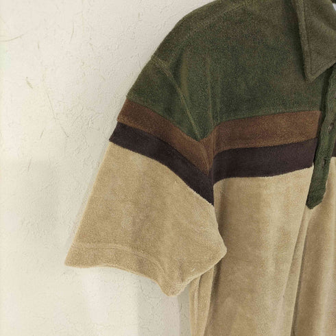 エディーバウアー Eddie Bauer パイルポロシャツ メンズ S