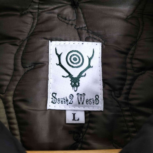サウスツーウェストエイト SOUTH2 WEST8 Quilted Jacket - Deer Hom Qt. ディアホーン キルティングジャケット メンズ JPN:L