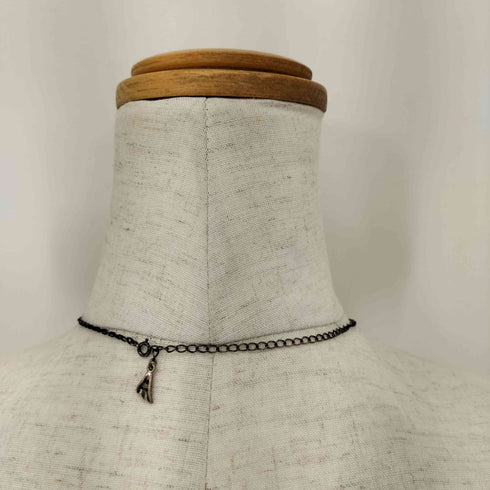 BLOODY MARY 羽モチーフ ブルーダイヤ SILVER925 ネックレス メンズ