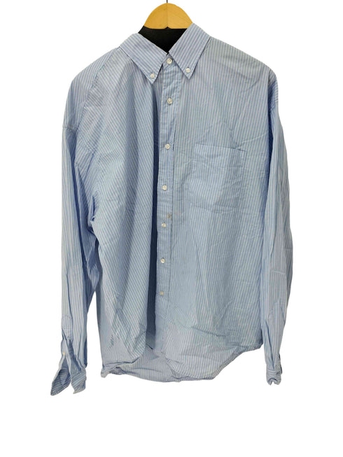 ノーティカ NAUTICA L/S ボタンダウン ストライプシャツ メンズ import:XL