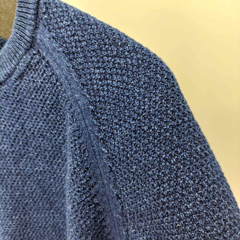 ジェイクルー J.CREW インディゴ クルーネックニット メンズ L