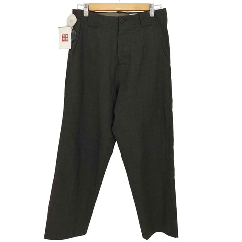 ワイズフォーメン Ys for men 90-2000s 100番台 ウールギャバ ワイドスラックス メンズ JPN:M