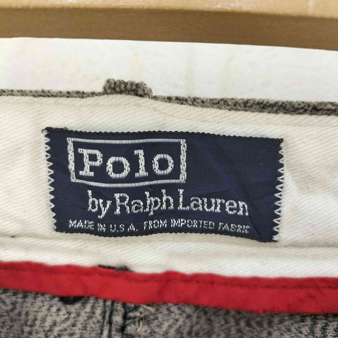 ポロバイラルフローレン Polo by RALPH LAUREN MADE IN USA FROM IMPORTED FABRIC 42TALON 2タック コーデュロイパンツ メンズ