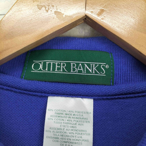 OUTER BANKS USA製 ロゴ刺繍ポロシャツ メンズ JPN:L