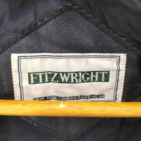 FITZ-WRIGHT レザーハーフコート テーラードジャケット メンズ 2X