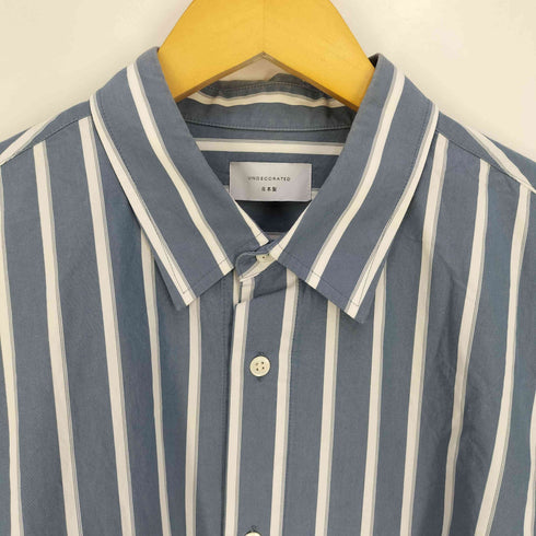 アンデコレイテッド undecorated Cotton Stripe L/S Shirt コットン ストライプ ロングスリーブ シャツ メンズ JPN:2