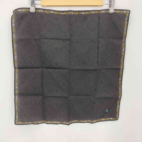 ヴィヴィアンウエストウッド Vivienne Westwood オーブロゴ刺繍 総柄 ハンカチ メンズ