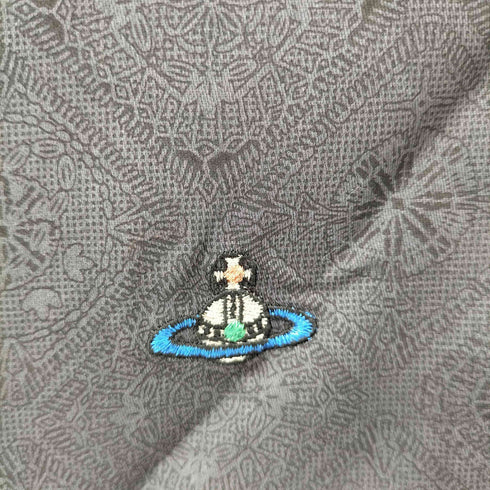ヴィヴィアンウエストウッド Vivienne Westwood オーブロゴ刺繍 総柄 ハンカチ メンズ