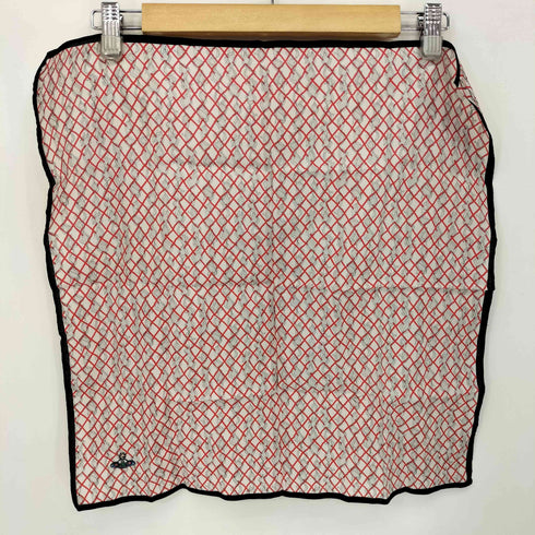 ヴィヴィアンウエストウッド Vivienne Westwood オーブロゴ刺繍 総柄ハンカチ メンズ