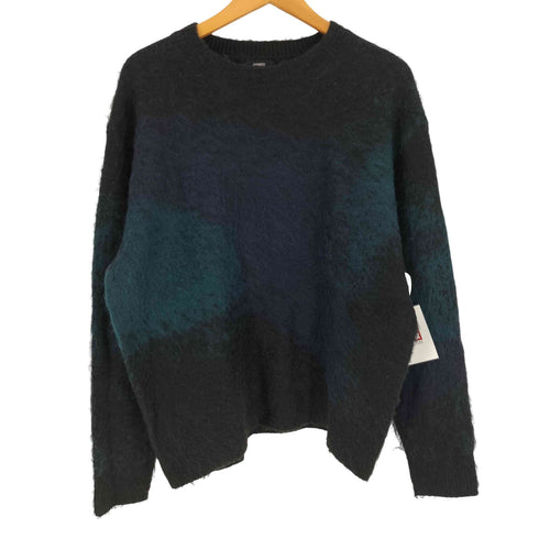 ジュンレッド JUNRed 24AW グラデーション ジャギー クルーネック ニット メンズ JPN:S