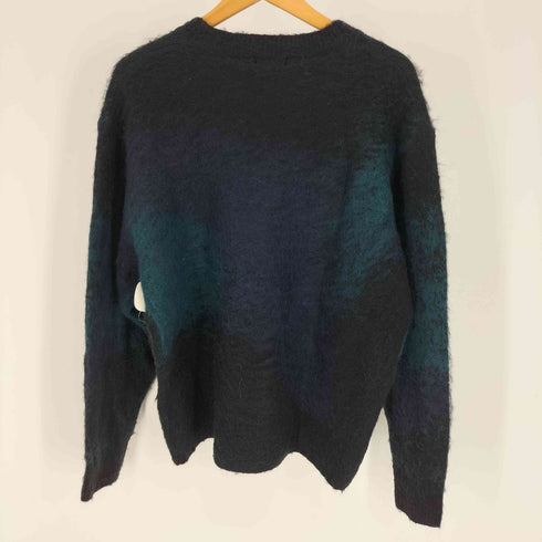 ジュンレッド JUNRed 24AW グラデーション ジャギー クルーネック ニット メンズ JPN:S