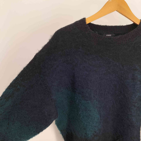 ジュンレッド JUNRed 24AW グラデーション ジャギー クルーネック ニット メンズ JPN:S