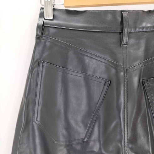 カレンソロジー curensology フェイクレザーカーヴィーロングパンツ レディース JPN:38