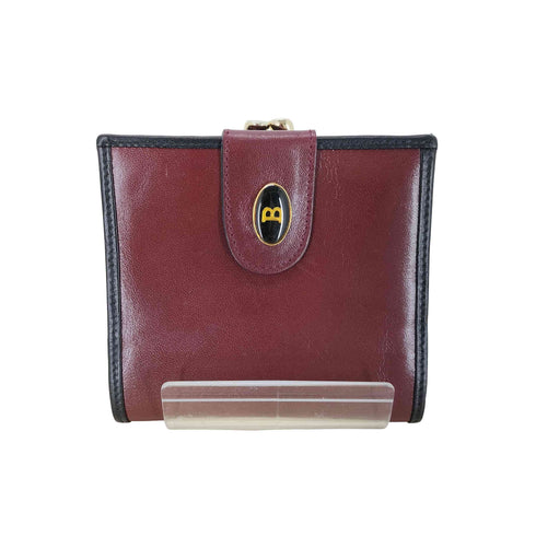 バリー BALLY 二つ折り レトロ がま口財布 レディース