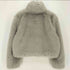 ザラ ZARA 24AW フェイクファーショートコート レディース import:M