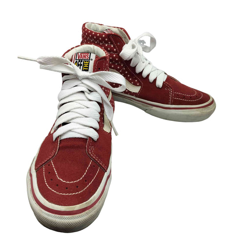 バンズ VANS 00S SK8-HI スケハイ ドット柄 ハイカット スニーカー レディース US:5.5