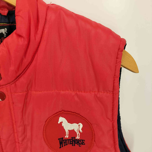 WHITE HORSE ワッペン 中綿ベスト メンズ JPN:L