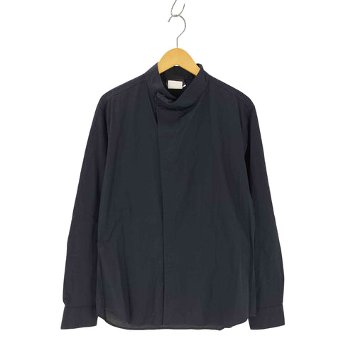 エンポリオアルマーニ EMPORIO ARMANI スタンドカラーシャツ 比翼 スナップボタン メンズ import:M