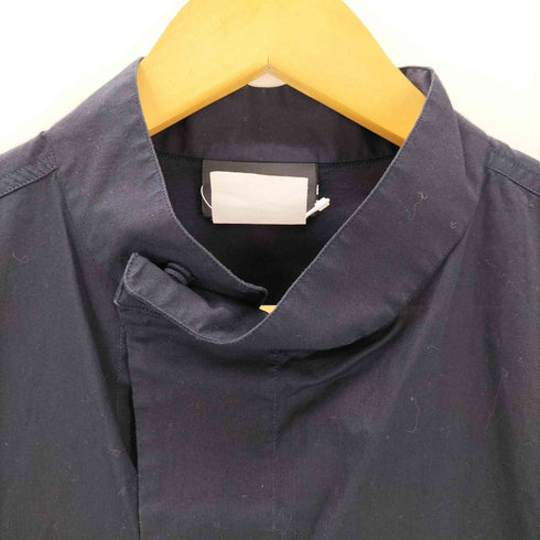 エンポリオアルマーニ EMPORIO ARMANI スタンドカラーシャツ 比翼 スナップボタン メンズ import:M