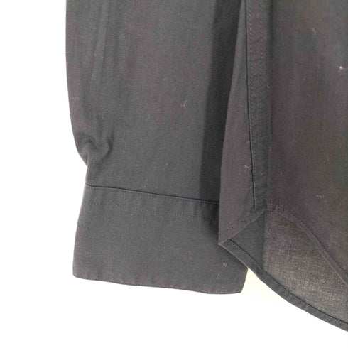 エンポリオアルマーニ EMPORIO ARMANI スタンドカラーシャツ 比翼 スナップボタン メンズ import:M