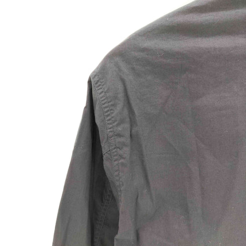 エンポリオアルマーニ EMPORIO ARMANI スタンドカラーシャツ 比翼 スナップボタン メンズ import:M