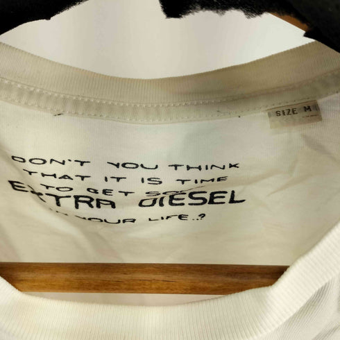 ディーゼル DIESEL Try to not DIE for SUCCESS Tシャツ メンズ M