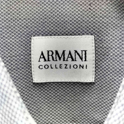 アルマーニコレツィオーニ ARMANI COLLEZIONI レギュラーカラー L/S シャツ メンズ UK:38