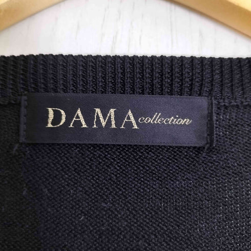 ダーマコレクション DAMA collection レース切替 シルク ニットベスト レディース JPN:M