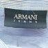 アルマーニジーンズ ARMANI JEANS ワンポイント ワッペン 刺繍 ドレス シャツ SLIM FIT メンズ import:M