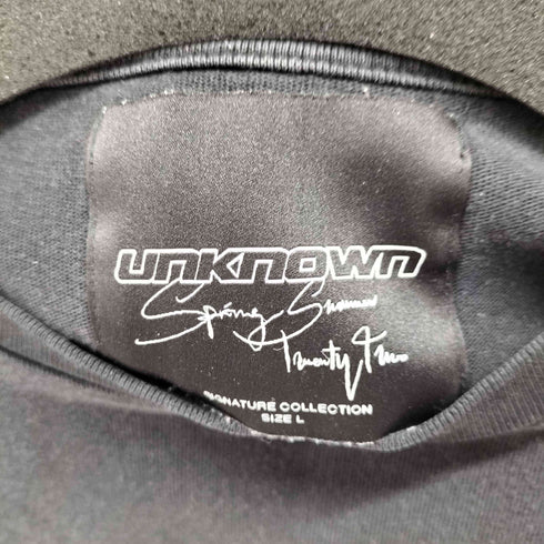 アンノウンロンドン UNKNOWN LONDON signature rhinestone tee メンズ import:L