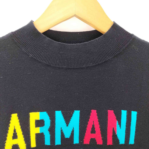 アルマーニエクスチェンジ ARMANI EXCHANGE カラフルロゴニットセーター レディース import:M