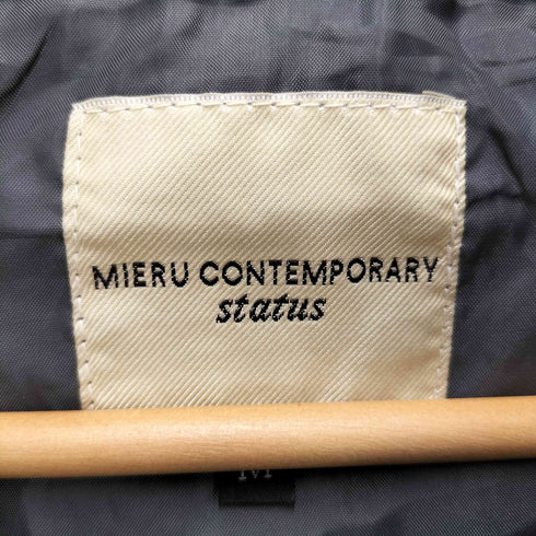 MIERU CONTEMPORARY STATUS 圧着 中綿 フーデッド ベスト メンズ JPN:M