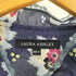 ローラアシュレイ LAURA ASHLEY 花柄 ドット 総柄 フリル ネック ブラウス レディース 11