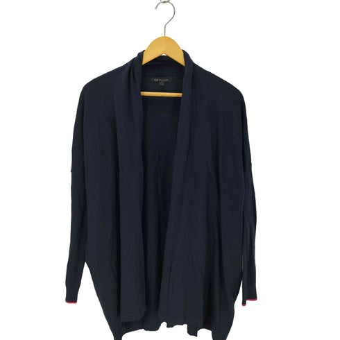 アルマーニエクスチェンジ ARMANI EXCHANGE バックロゴプレートショールカラーカーディガン レディース import:S