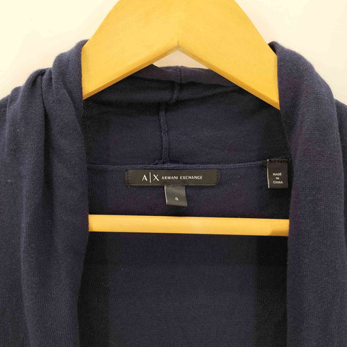 アルマーニエクスチェンジ ARMANI EXCHANGE バックロゴプレートショールカラーカーディガン レディース import:S