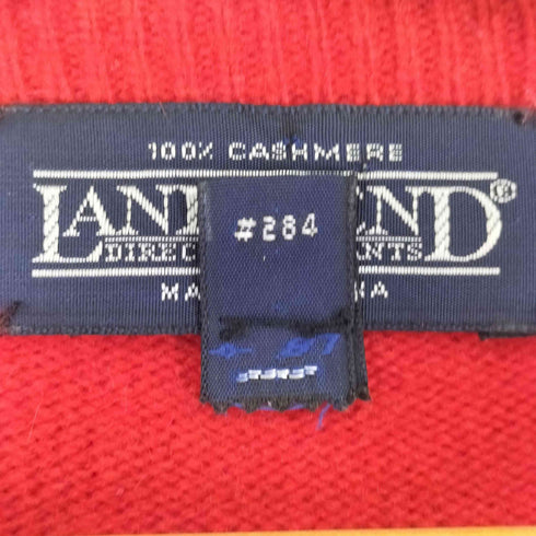 ランズエンド LANDS END 00S カシミヤ100クルーネックニットセーター メンズ import:L