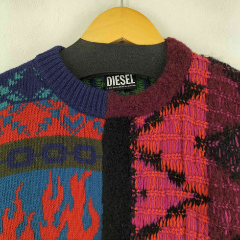 ディーゼル DIESEL M-VIVYAN 総柄ニット レディース XS