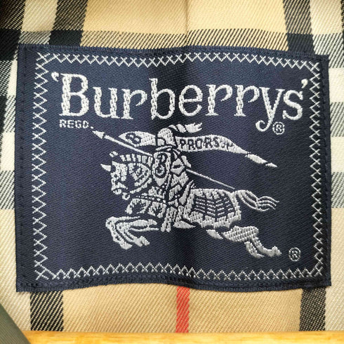 バーバリーズ BURBERRYS 玉虫 裏地ノヴァチェックステンカラーコート メンズ 170