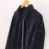 デニムアンドコー Denim&Co リベット ポケット コットン ベロア ジップアップ シャツ ジャケット ビッグサイズ メンズ 3X