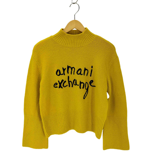 アルマーニエクスチェンジ ARMANI EXCHANGE ロゴ刺繍タートルネックニット レディース import:S